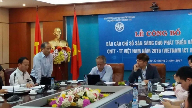 Lễ công bố Vietnam ICT Index 2016.