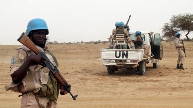 Lực lượng gìn giữ hòa bình của LHQ ở Mali.