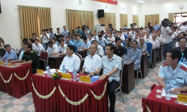 Công bố dự thảo kết luận thanh tra về đất đai tại xã Đồng Tâm