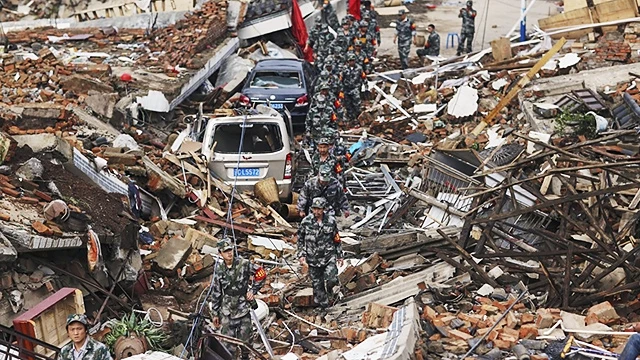 Động đất liên tiếp tại Trung Quốc