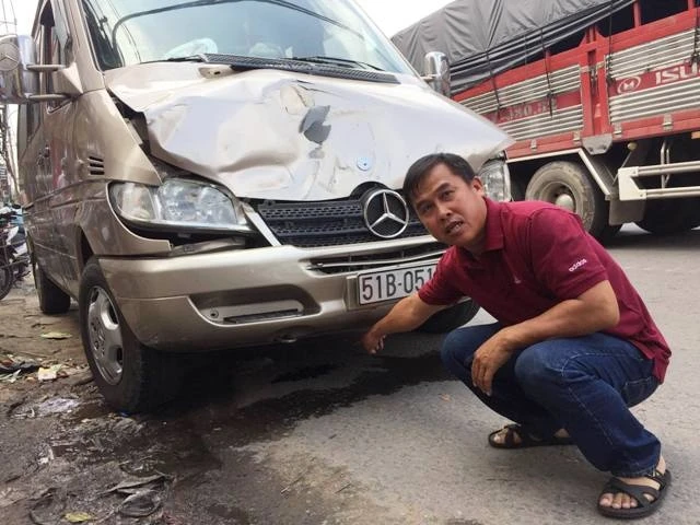 Một vụ tai nạn giao thông trên tuyến Quốc lộ 1A, đoạn qua địa phận TP Biên Hòa, tỉnh Đồng Nai.