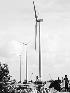 Dự án Nhà máy Ðiện gió Bạc Liêu với số vốn hơn 5.000 tỷ đồng.
