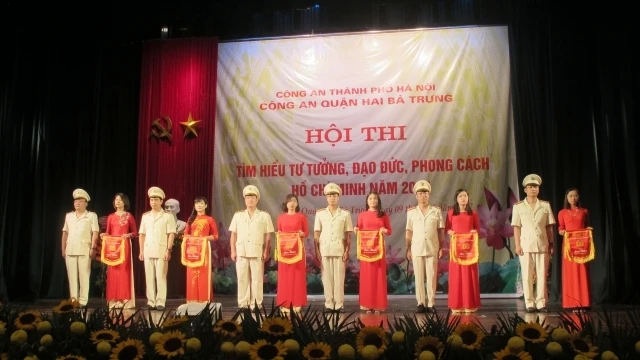 Các thí sinh tham gia Hội thi.