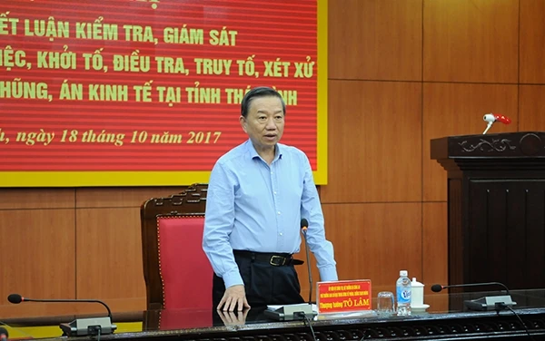 Công bố kết luận kiểm tra, giám sát về phòng, chống tham nhũng tại Thái Bình