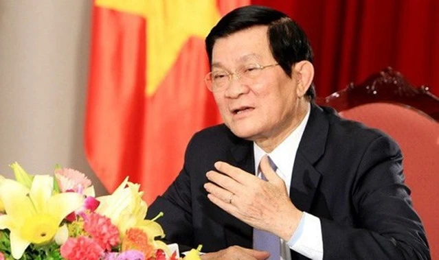 Nguyên Chủ tịch nước Trương Tấn Sang.
