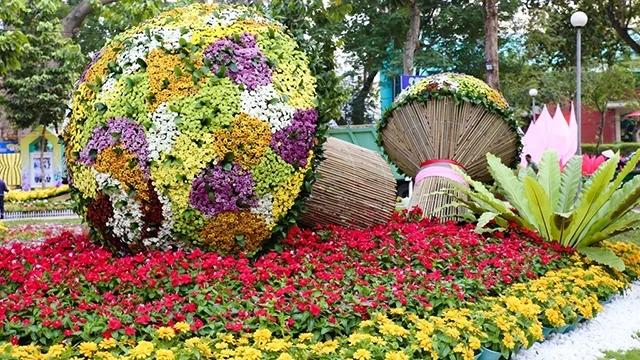 Hội hoa xuân và chợ hoa Tết TP Hồ Chí Minh