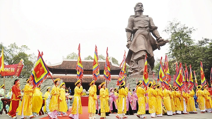 Lễ hội kỷ niệm 229 năm chiến thắng Ngọc Hồi - Đống Đa. Ảnh | Trần Hải