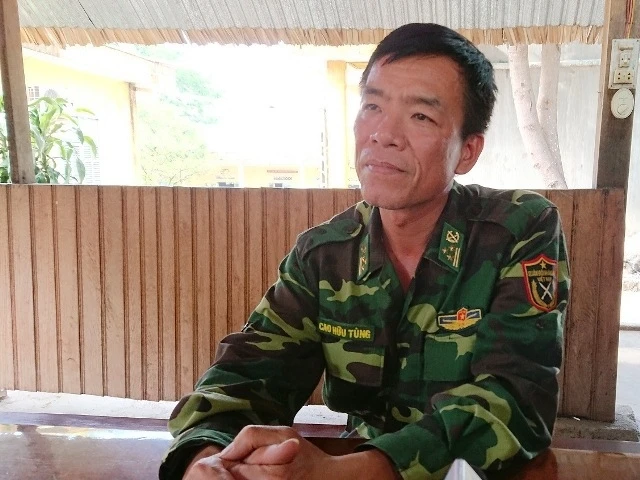 Thượng tá Cao Hữu Tùng, Đồn trưởng Đồn biên phòng 747, Bộ Chỉ huy biên phòng tỉnh Đác Lắc.