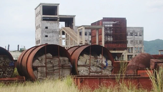 Nhà máy thép Vạn Lợi trong tình trạng bỏ không.