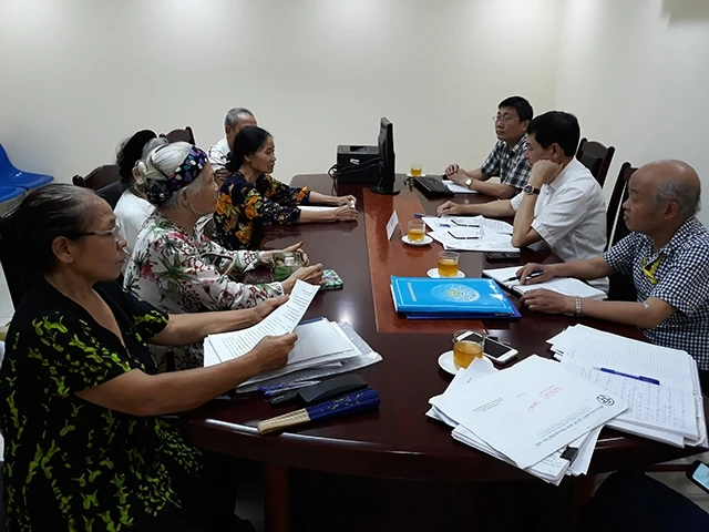 Một buổi tiếp công dân của cán bộ Ban Tiếp công dân thành phố Hà Nội.