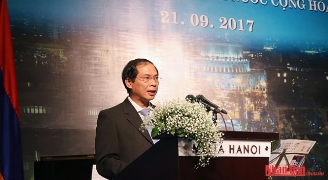 Ông Bùi Thanh Sơn, Thứ trưởng Bộ Ngoại giao, Chủ nhiệm Ủy ban. (Ảnh: NGỌC TOÀN)