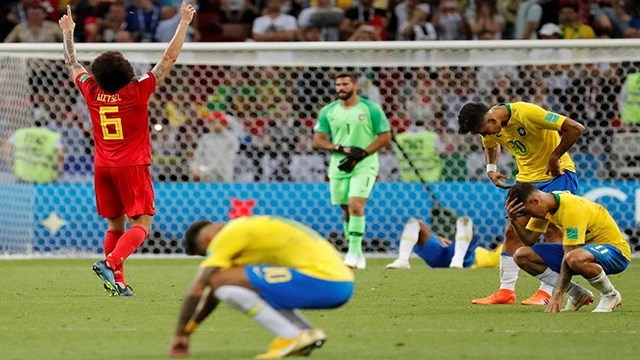 Đội tuyển Brazil gục ngã trước đội tuyển Bỉ vì lối đá thiếu thực dụng.