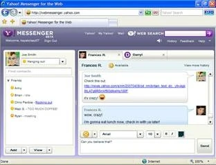 Yahoo giới thiệu phiên bản dịch vụ nhắn tin trên Web