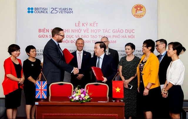Ký kết hợp tác giáo dục giữa Hà Nội và Hội đồng Anh