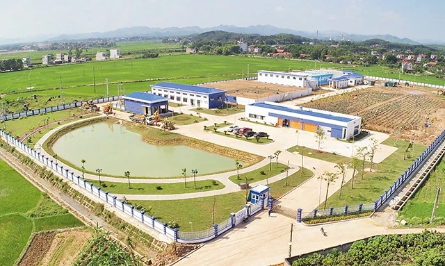 Nhà máy nước sạch DNP Bắc Giang chính thức vận hành từ 18-8-2018 có tổng công suất thiết kế mở rộng lên tới 80.000 m3/ngày đêm. Ảnh | DNP