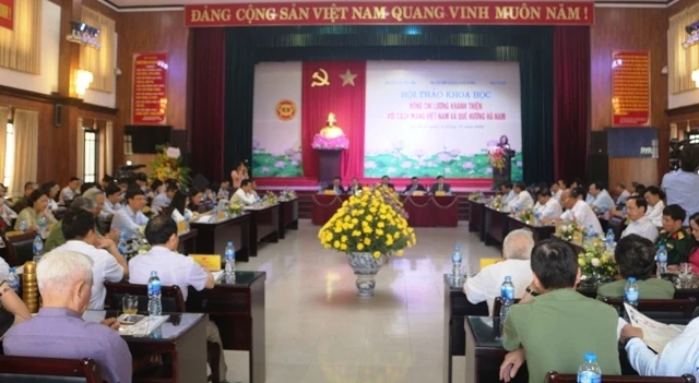 Hội thảo đồng chí Lương Khánh Thiện với cách mạng Việt Nam và quê hương Hà Nam.