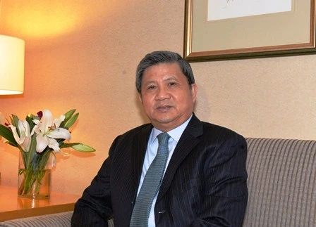 Chủ nhiệm Ủy ban Đối ngoại của Quốc hội Nguyễn Văn Giàu. (Ảnh: CHIẾN THẮNG)