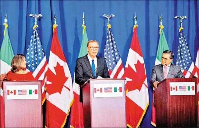 Đàm phán NAFTA vòng thứ bảy tại Mexico City tháng 3-2018.