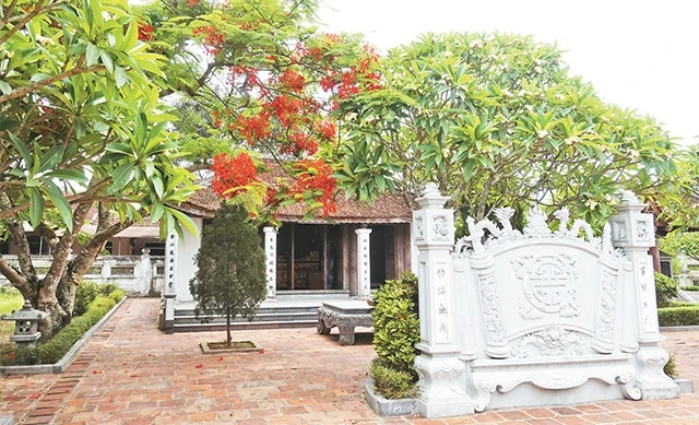 Đền thờ Nguyễn Công Trứ ở huyện Nghi Xuân, Hà Tĩnh.