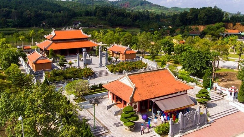 Một góc Khu di tích lịch sử quốc gia Truông Bồn.
