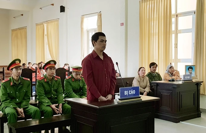Bị cáo Trần Quốc Vũ bị tuyên phạt án chung thân.