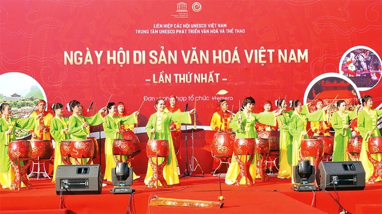 Hoạt động chào mừng Ngày Di sản văn hóa Việt Nam tại Hoàng thành Thăng Long.