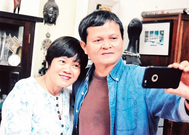 Vợ chồng đạo diễn Thanh Vân - Nhuệ Giang.Ảnh | NGUYỄN ĐÌNH TOÁN