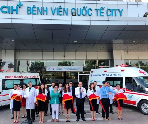 Ra mắt “Trạm vệ tinh cấp cứu 115 TP Hồ Chí Minh” đặt tại Bệnh viện Quốc tế City.