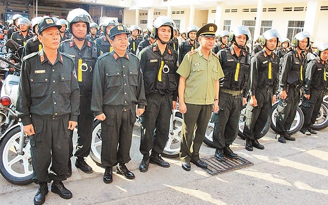 Lực lượng Công an TP Hồ Chí Minh tăng cường hoạt động trấn áp các loại tội phạm, trong đó có nội dung đấu tranh với tín dụng đen.