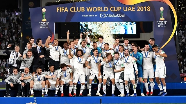 Real Madrid vô địch FIFA Club World Cup 2018 sau chiến thắng đậm đà 4-1 trước Al Ain ở trận chung kết tại UAE. (Ảnh: FIFA)