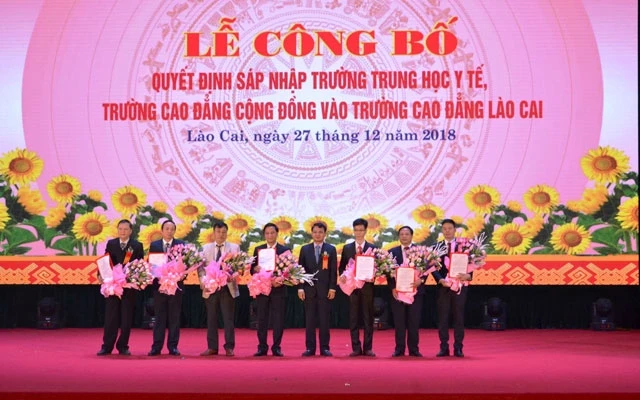Công bố sáp nhập các trường dạy nghề ở tỉnh Lào Cai.