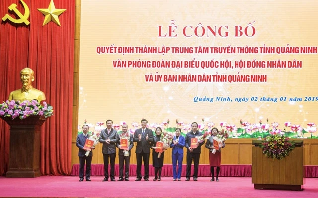 Trung tâm Truyền thông tỉnh Quảng Ninh ra mắt.