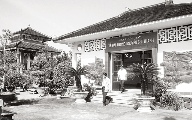 Khu di tích lưu niệm Ðại tướng Nguyễn Chí Thanh tại xã Quảng Thọ (huyện Quảng Ðiền).