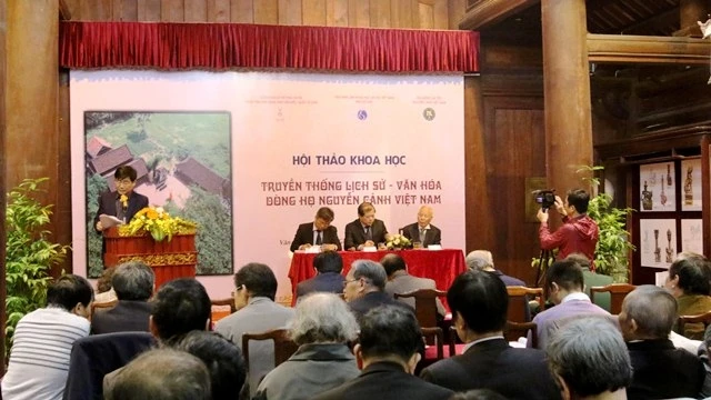 Hội thảo khoa học Truyền thống lịch sử - văn hóa dòng họ Nguyễn Cảnh Việt Nam.