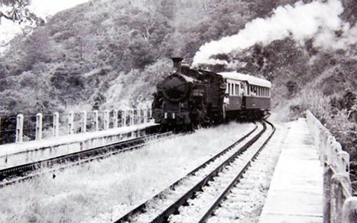 Đoạn đường sắt răng cưa trên tuyến Tháp Chàm - Đà Lạt (ảnh: tư liệu).