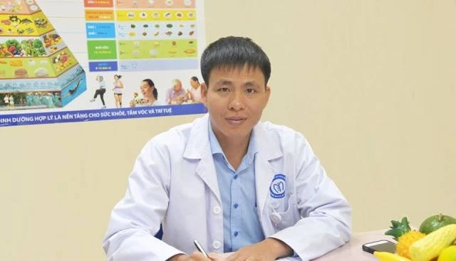 BS, TS Nguyễn Trọng Hưng, Phó Trưởng khoa Dinh dưỡng và tiết chế lâm sàng, Bệnh viện Nội tiết Trung ương.