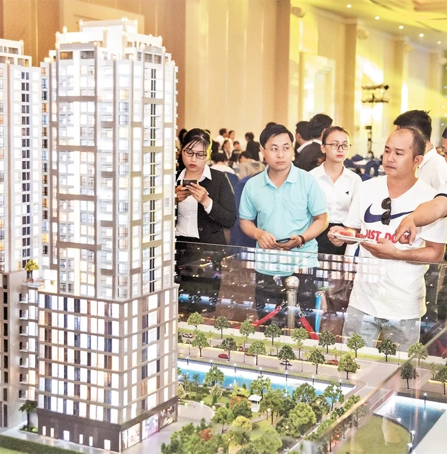 Lễ mở bán một dự án bất động sản ở TP Hồ Chí Minh.