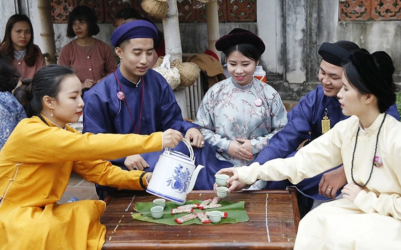 Đến với “Tết Việt xuân Kỷ Hợi 2019”, du khách được trải nghiệm không gian đậm chất Tết xưa.