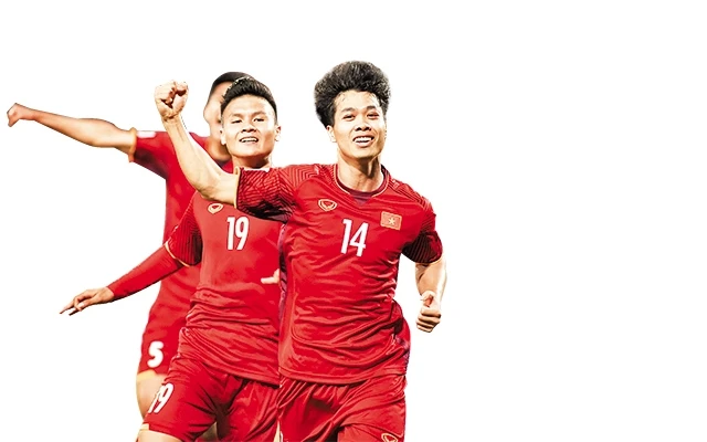 Bóng đá Việt Nam có một năm rất thành công. Ảnh trong bài | Đức Anh