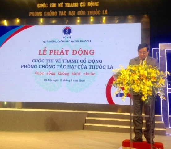 Giám đốc Quỹ Phòng, chống tác hại của thuốc lá phát động cuộc thi. 