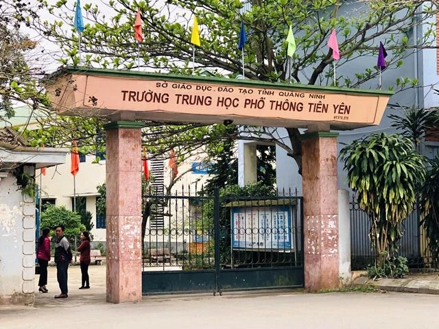 Trường THPT Tiên Yên, huyện Tiên Yên, tỉnh Quảng Ninh.