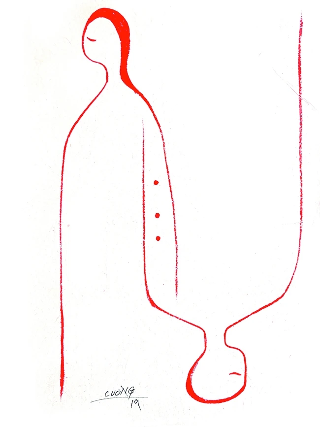 Minh họa: LÊ THIẾT CƯƠNG