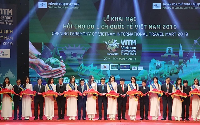 Hội chợ Du lịch quốc tế Việt Nam 2019 diễn ra trong các ngày từ 27 đến 30-3.