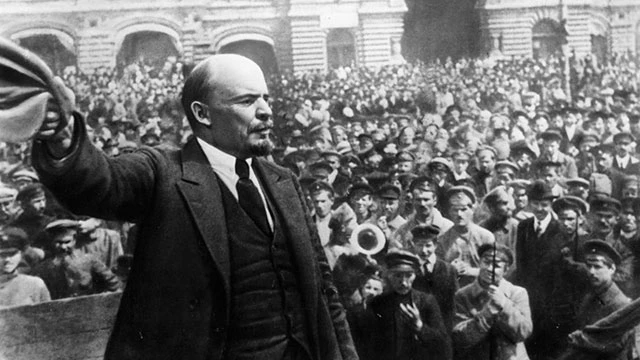 Lãnh tụ V.I.Lenin tại một đại hội của đảng Bolshevik. Ảnh: BLOGSPOT