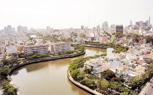 Kênh Nhiêu Lộc - Thị Nghè đã được thành phố đầu tư hoàn chỉnh.