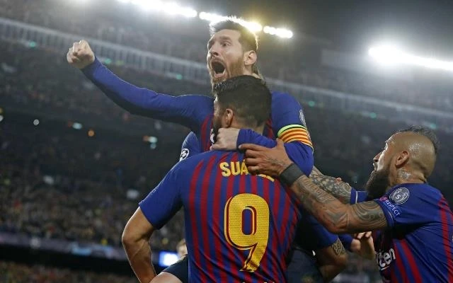 Cú đúp vào lưới Liverpool đã chứng minh đẳng cấp của Messi, giúp Barca đặt một chân vào chung kết Champions League. (Ảnh: FC Barcelona)