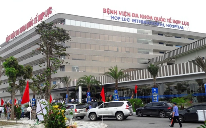 Khu khám, chữa bệnh của Bệnh viện đa khoa quốc tế Hợp Lực ở xã Nguyên Bình, huyện Tĩnh Gia, Thanh Hoá.