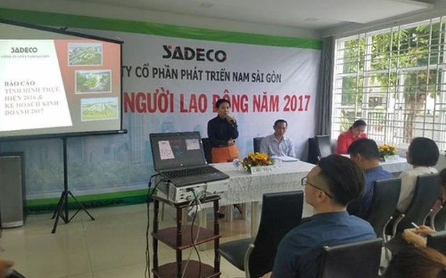 Công ty Sadeco trong một hoạt động hội nghị.