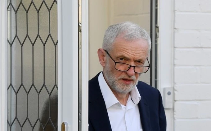 Lãnh đạo Công đảng đối lập Jeremy Corbyn. (Ảnh: Reuters)
