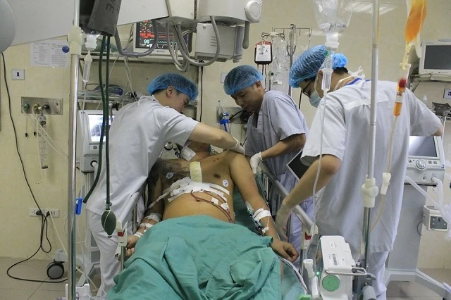 Bệnh nhân đã dần bình phục sau ca phẫu thuật.